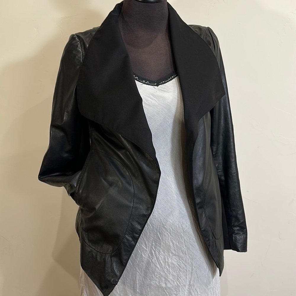 Donna Karan New York leather jacket